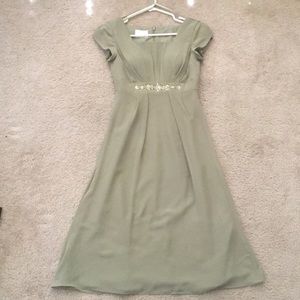 Sage bridesmaid dress